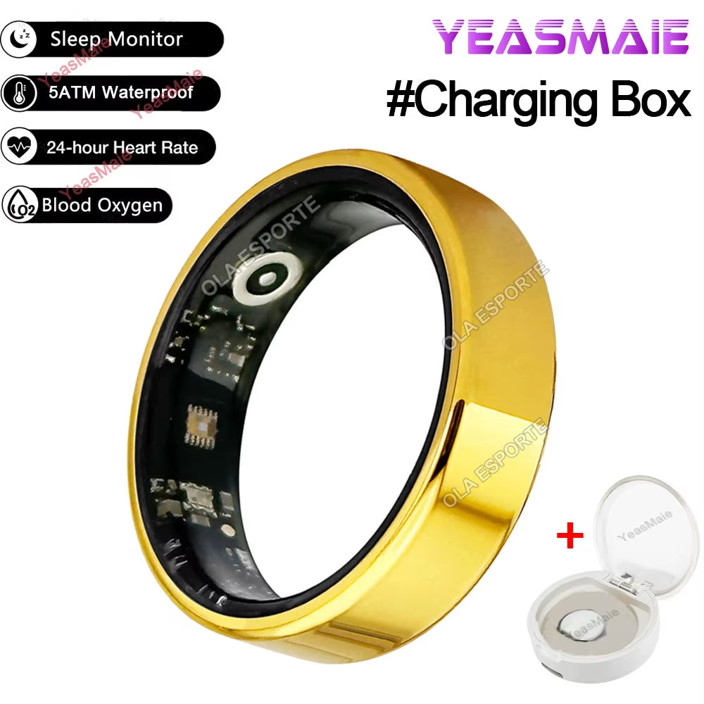 For Xiaomi Smart Ring Multifunctional Rings Bluetooth Health Monitoring Sleep Monitor Heart Rate Waterproof Men Women Smart Ring