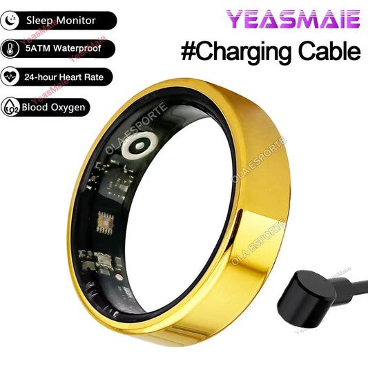 For Xiaomi Smart Ring Multifunctional Rings Bluetooth Health Monitoring Sleep Monitor Heart Rate Waterproof Men Women Smart Ring